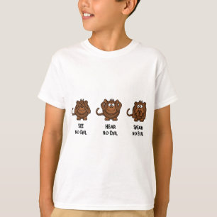 Drie Wise Monkeys T-shirt