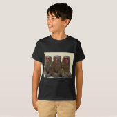 Drie Wise Monkeys T-shirt (Voorkant volledig)
