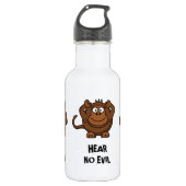 Drie Wise Monkeys Waterfles (Voorkant)