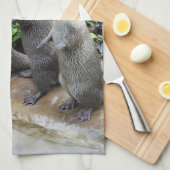 Drie Wise Otters, Tea Towel Theedoek (Quarter Fold)