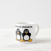 Drie Wise Penguins Design Graphic Espresso Kop (Voorkant rechts)