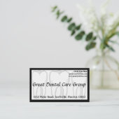 Drie Wise Teeth White Dentist Visitekaartje (Staand voorkant)