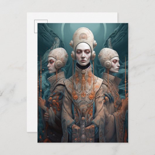 Drie Wise Women Fantasy Science Fiction Briefkaart (Voorkant / Achterkant)