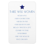 Drie Wise Women Kerstmagneet Magneet (Verticaal)