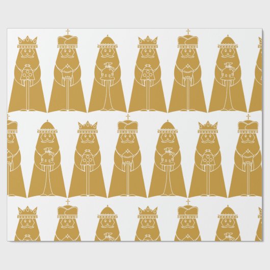 Drie Wisemen Cadeaupapier (Vlak)