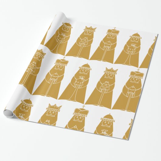 Drie Wisemen Cadeaupapier (Uitgerold)