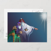 DRIE WISEMEN EN STAR VAN SHARON SHARPE BRIEFKAART (Voorkant / Achterkant)