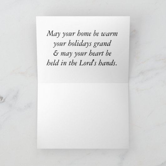 Drie Wisemen Feestdagen Kaart (Binnen)