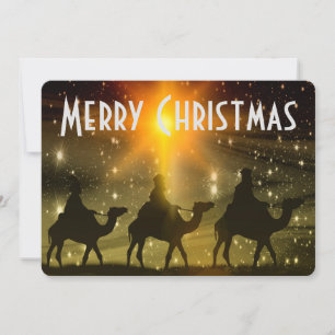 Drie Wisemen Feestdagenkaart