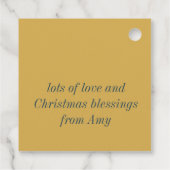 Drie Wisemen Gifts Bedankjes Labels (Achterkant)