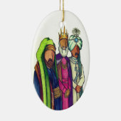 Drie Wisemen Keramisch Ornament (Rechts)
