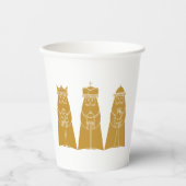 Drie Wisemen Papieren Bekers (Voorkant)