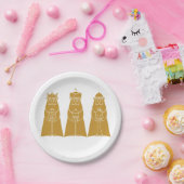 Drie Wisemen Papieren Bordje (Feest)