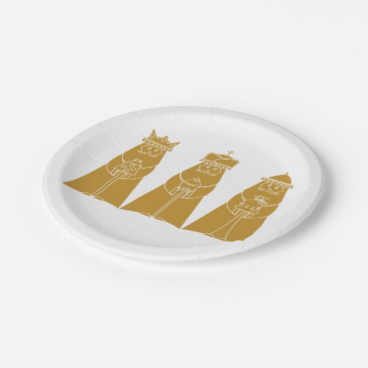 Drie Wisemen Papieren Bordje (Gekanteld)