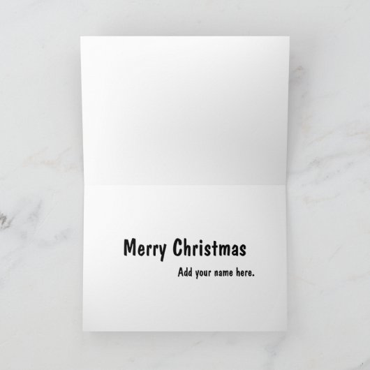 Drie Wisemen Pinguïns Kerst Kaart (Binnen)