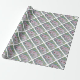 DRIE WIT-ORCHIDS WRAPPINGPAPIER CADEAUPAPIER