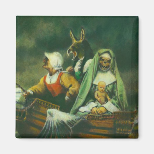 Drie Witches Magnet (Voorkant)