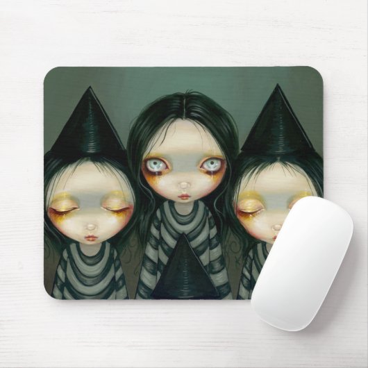 Drie Witchy Sisters Muismat (Met muis)