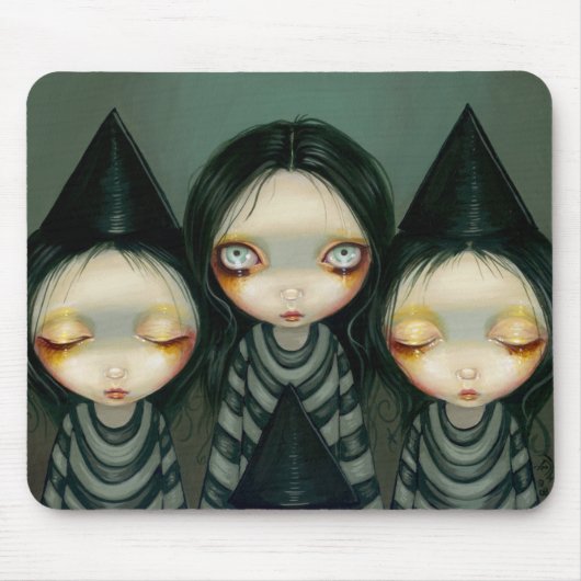 Drie Witchy Sisters Muismat (Voorkant)