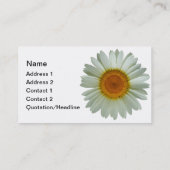 Drie Witte Dagen Modern Floral Visitekaartje (Achterkant)