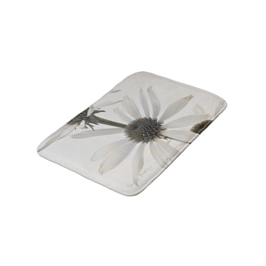 Drie witte kloonbloemen badmat (Gekanteld)