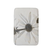 Drie witte kloonbloemen badmat (Voorkant Verticaal)