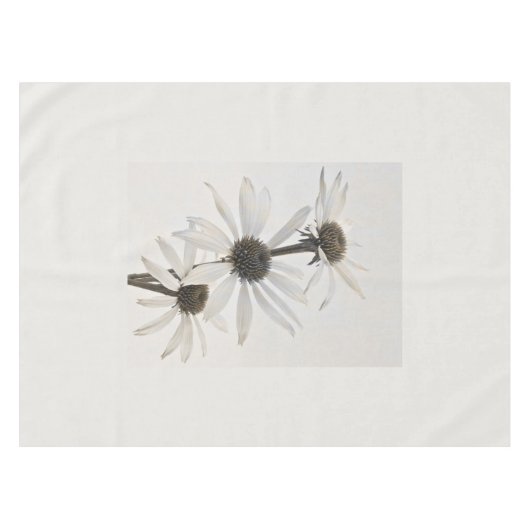 Drie witte kloonbloemen tafelkleed (Voorkant (Horizontaal))