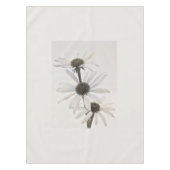 Drie witte kloonbloemen tafelkleed (Voorkant)