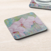 DRIE WITTE ORCHIDEN ONDERZETTERS (Linkerzijde)