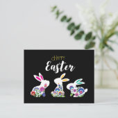 Drie witte paasbundels briefkaart (Staand voorkant)