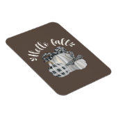 Drie witte pompoenen magneet (Rechterzijde)