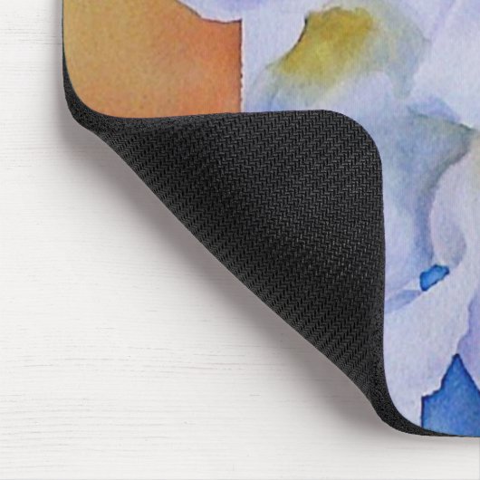 DRIE WITTE SNAPDRAGONS MOUSEPAD MUISMAT (Hoek)