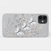 Drie Witte Vlinders Case-Mate iPhone Case (Achterkant (horizontaal))