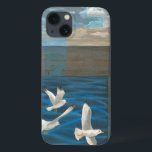 Drie witte zeegarren die over het water vliegen Case-Mate iPhone case<br><div class="desc">Moet je weg? Doe het door dit schilderij te kiezen van kunstenaar Tara Friel die drie zeemijlen vertegenwoordigt die over het water vliegen. Het zicht op de golven van de oceaan en de levendige kleuren maken dit ontwerp zeer realistisch.</div>