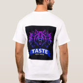 Drie Wolf Design dat Kracht Benadrukt T-shirt (Achterkant)