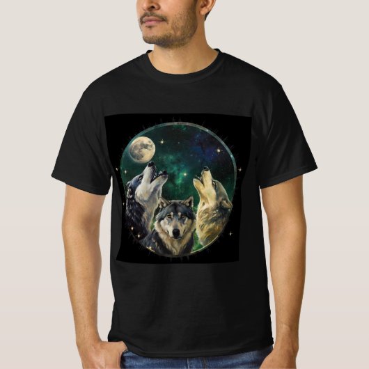 Drie Wolf Moon T-shirt 2024 (Voorkant)