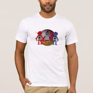 Drie wollen robots t-shirt