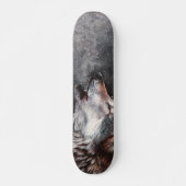 Drie Wolven Howling Persoonlijk Skateboard (Voorkant)