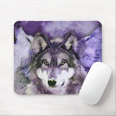 Drie Wolven Muismat (Met muis)