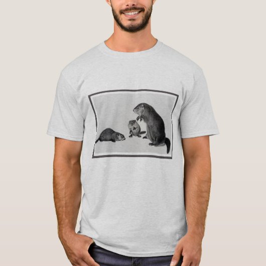 Drie Woodchucks T-shirt (Voorkant)