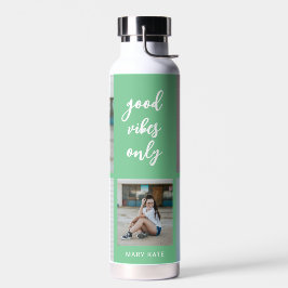 Drie woorden EDITABLE COLOR Water Flesje voor coll Waterfles