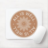 Drie Word-citaten ~All is goed ~Inspirerend Muismat (Met muis)