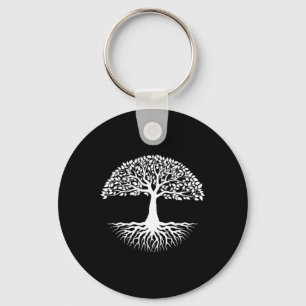 Drie wortels van het leven Cool Mother Earth Day Sleutelhanger
