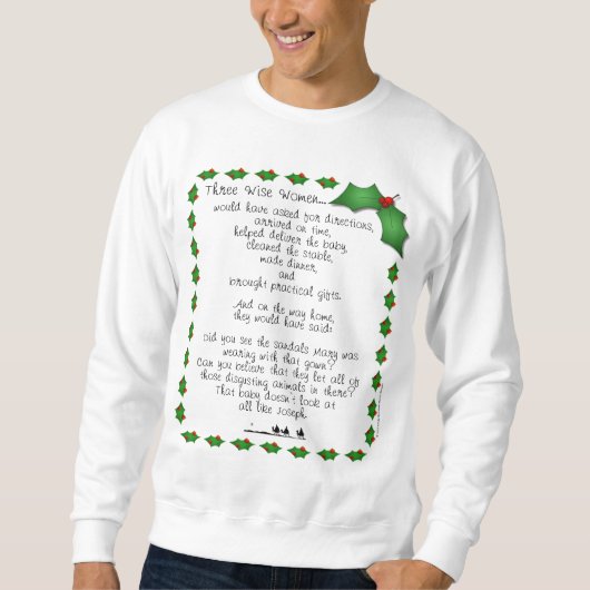 Drie W's Klassieke Sweatshirt (Voorkant)