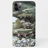 Drie zalmvissen zwemmen onder water Case-Mate iPhone case (Achterkant)