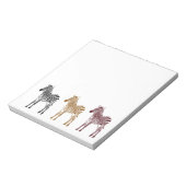 Drie Zebras Notitieblok (Linkerzijde)