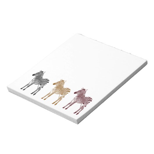 Drie Zebras Notitieblok (Linkerzijde)
