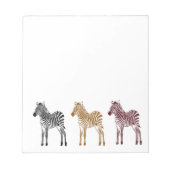 Drie Zebras Notitieblok (Voorkant)