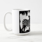 Drie zebra's schilderen koffiemok (Links)