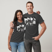 Drie zebra's schilderen t-shirt (Unisex)